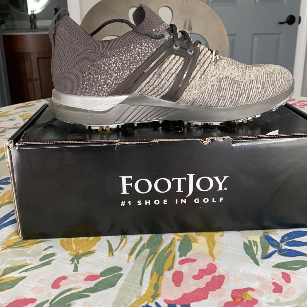 Footjoy Hyperflex golf shoes.